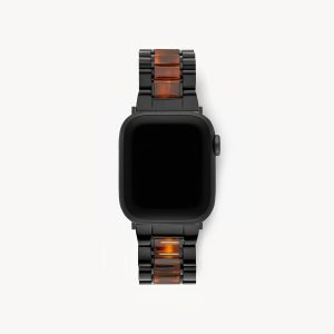Apple Watch Band Matte Black in Bourbon
