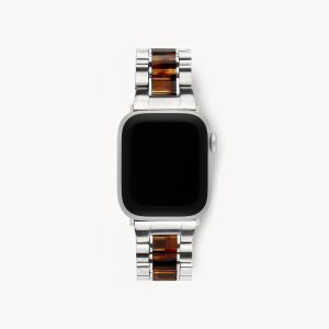 Apple Watch Band Silver in Bourbon