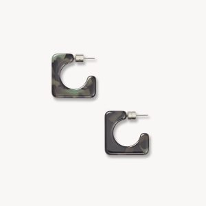 Atlas Hoops in Fog Tortoise