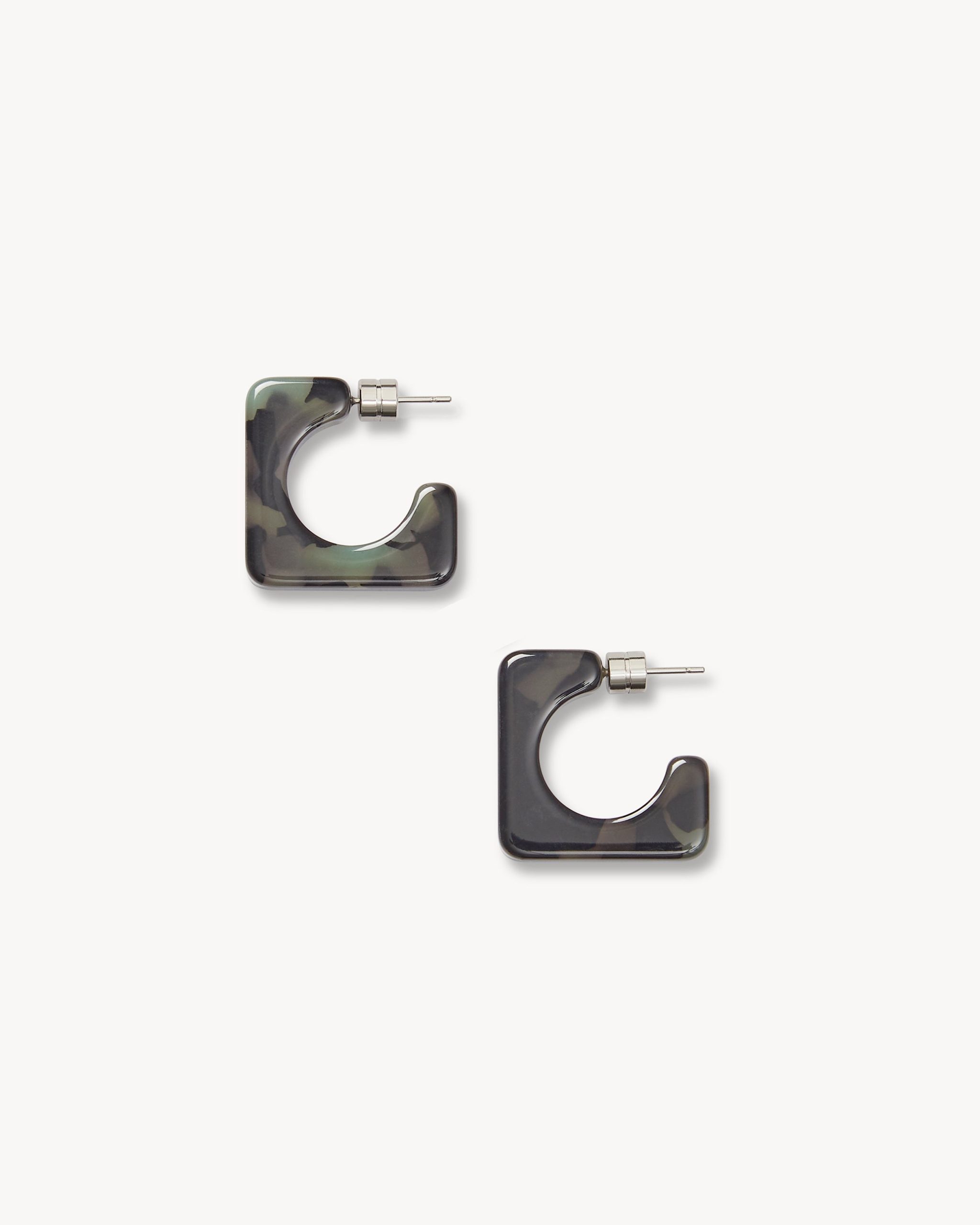 Atlas Hoops in Fog Tortoise