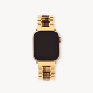 Boyfriend Watch Band in Gold / Tigers Eye