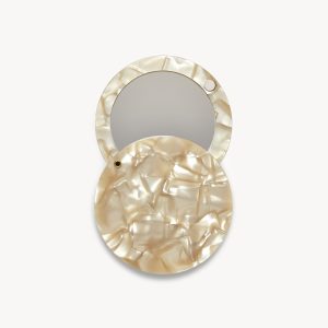 Circle Mirror in Sand Shell