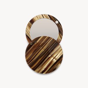 Circle Mirror in Tigers Eye
