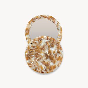 Circle Mirror in Baja Tortoise