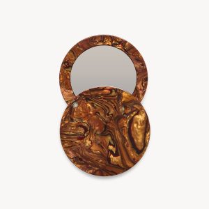 Circle Mirror in Bronze