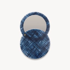 Circle Mirror in Chambray