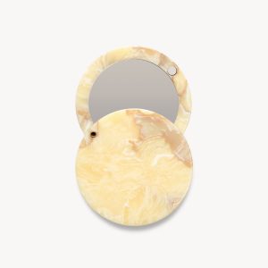 Circle Mirror in Crème