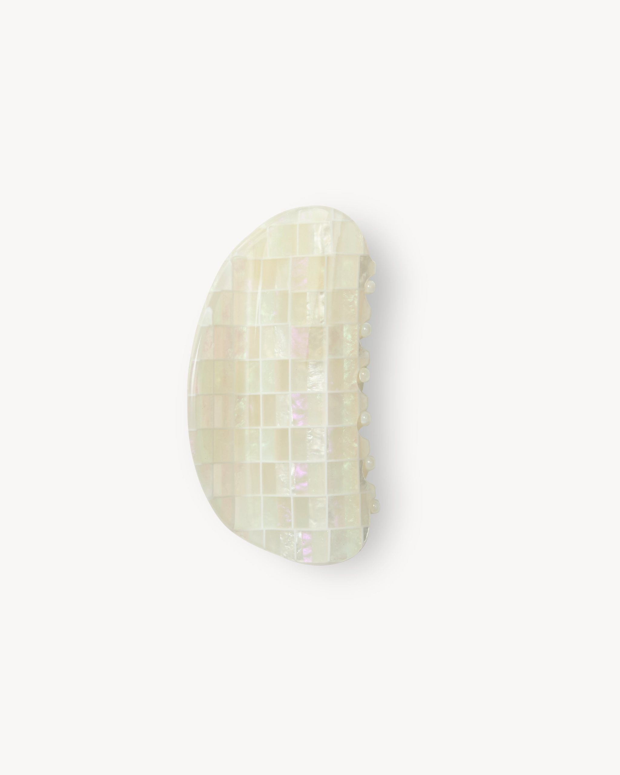 Crescent Claw in Opalite Shell Checker