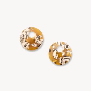 Chunky Disc Charms in Calico