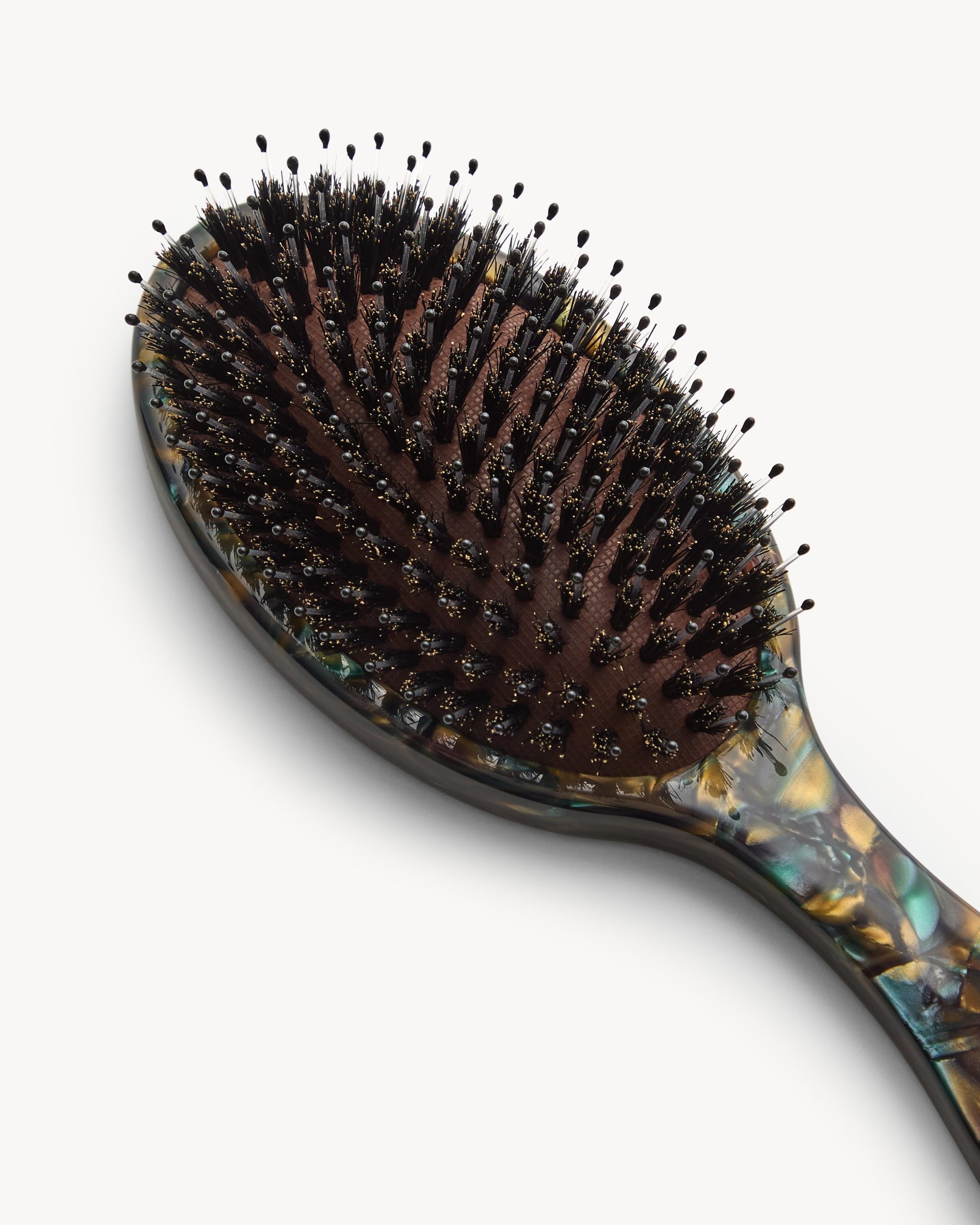 Everyday Hair Brush in Green Tortoise - Image 2
