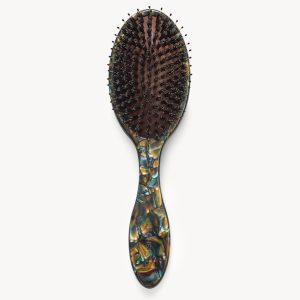 Everyday Hair Brush in Green Tortoise