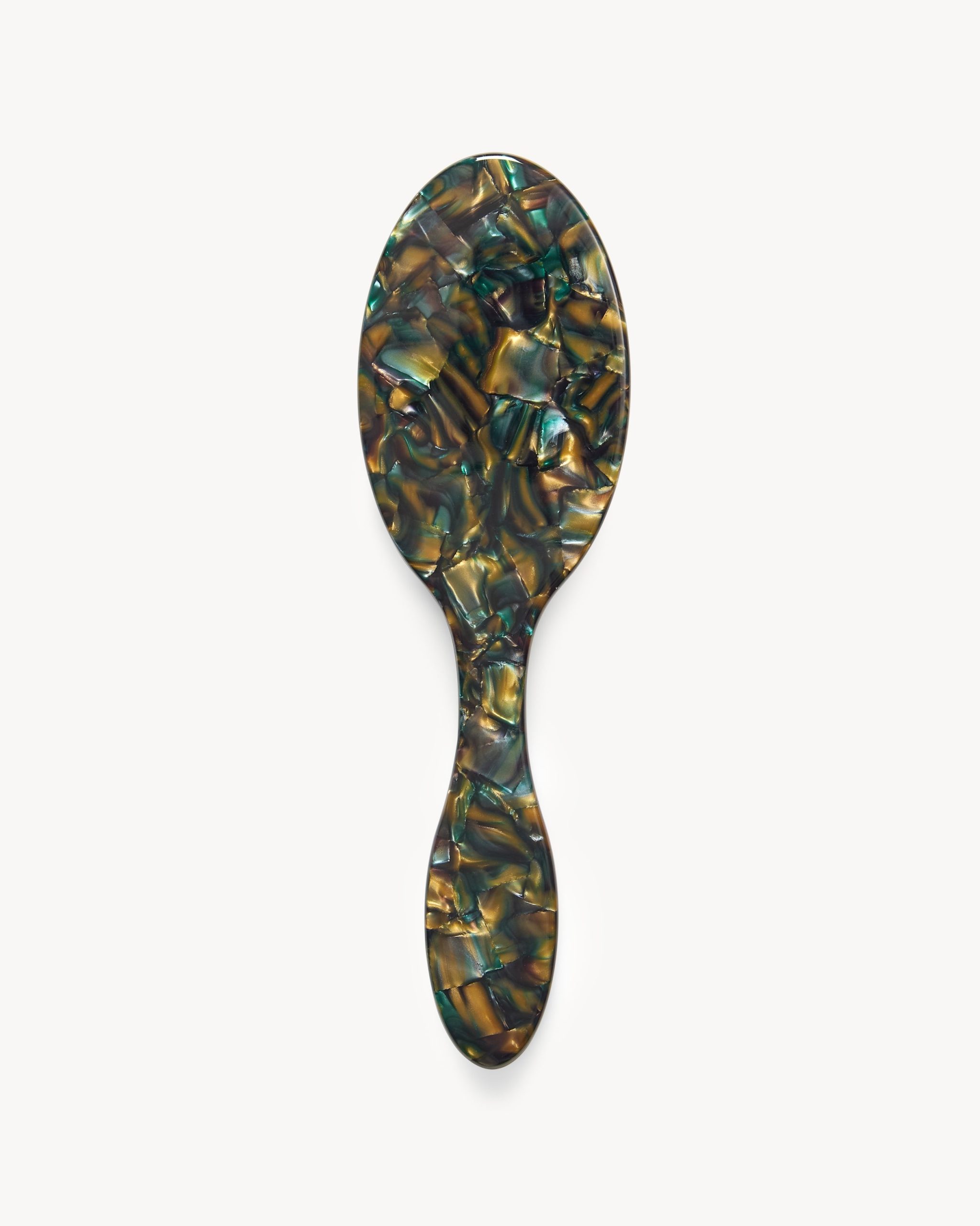 Everyday Detangling Hair Brush in Green Tortoise - Image 3