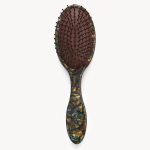 Everyday Detangling Hair Brush in Green Tortoise