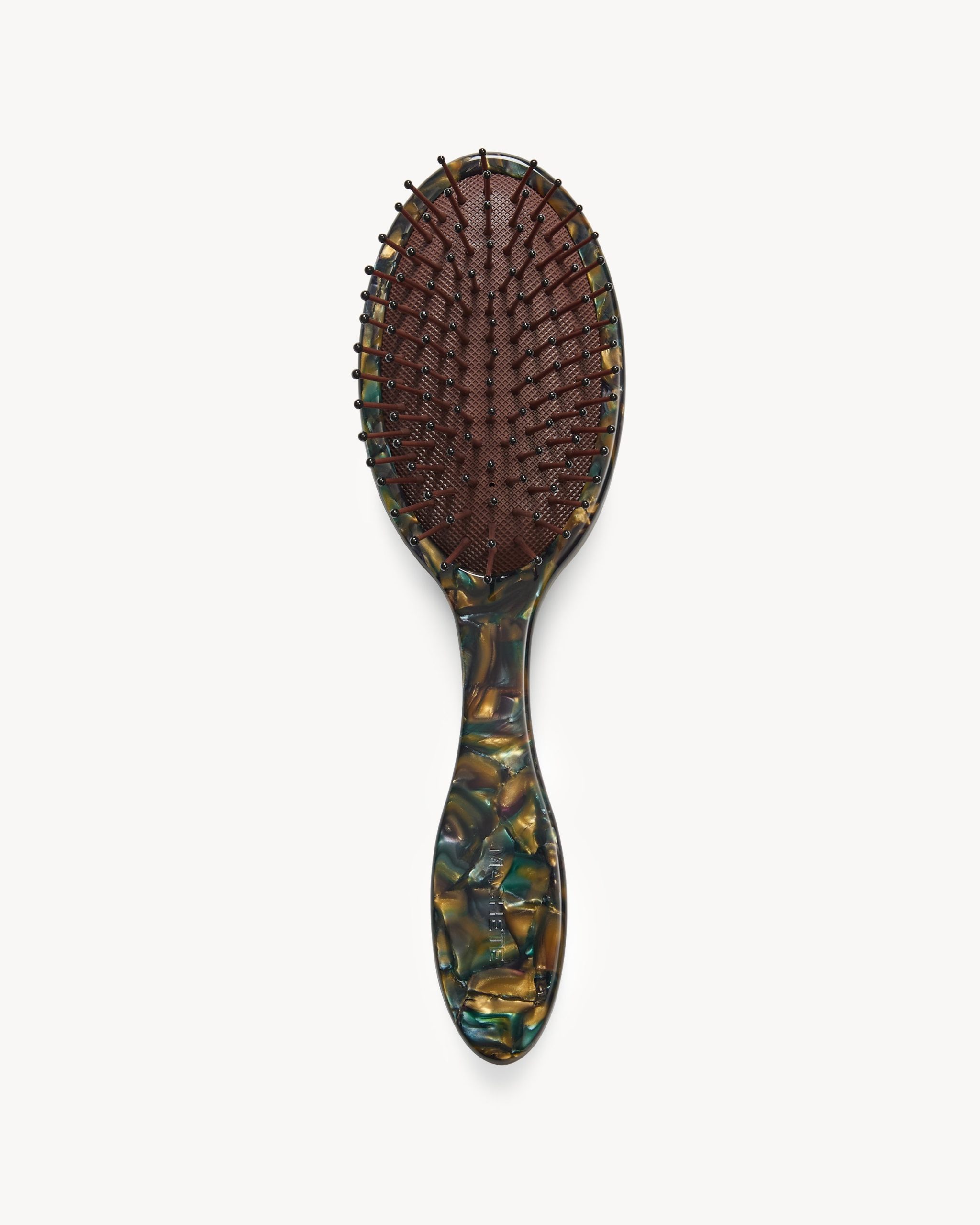 Everyday Detangling Hair Brush in Green Tortoise