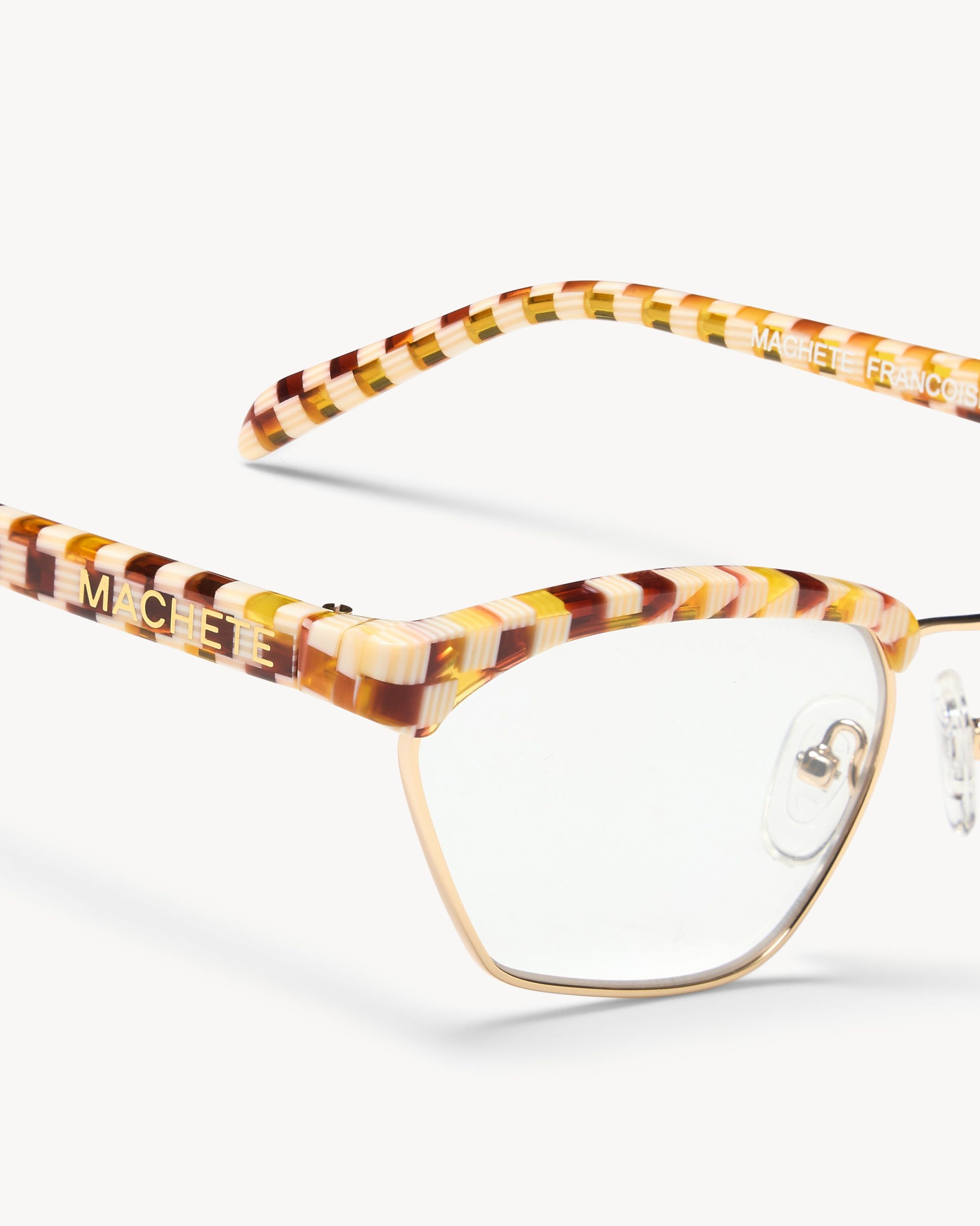 Francoise Frames in Tortoise Checker - Image 2