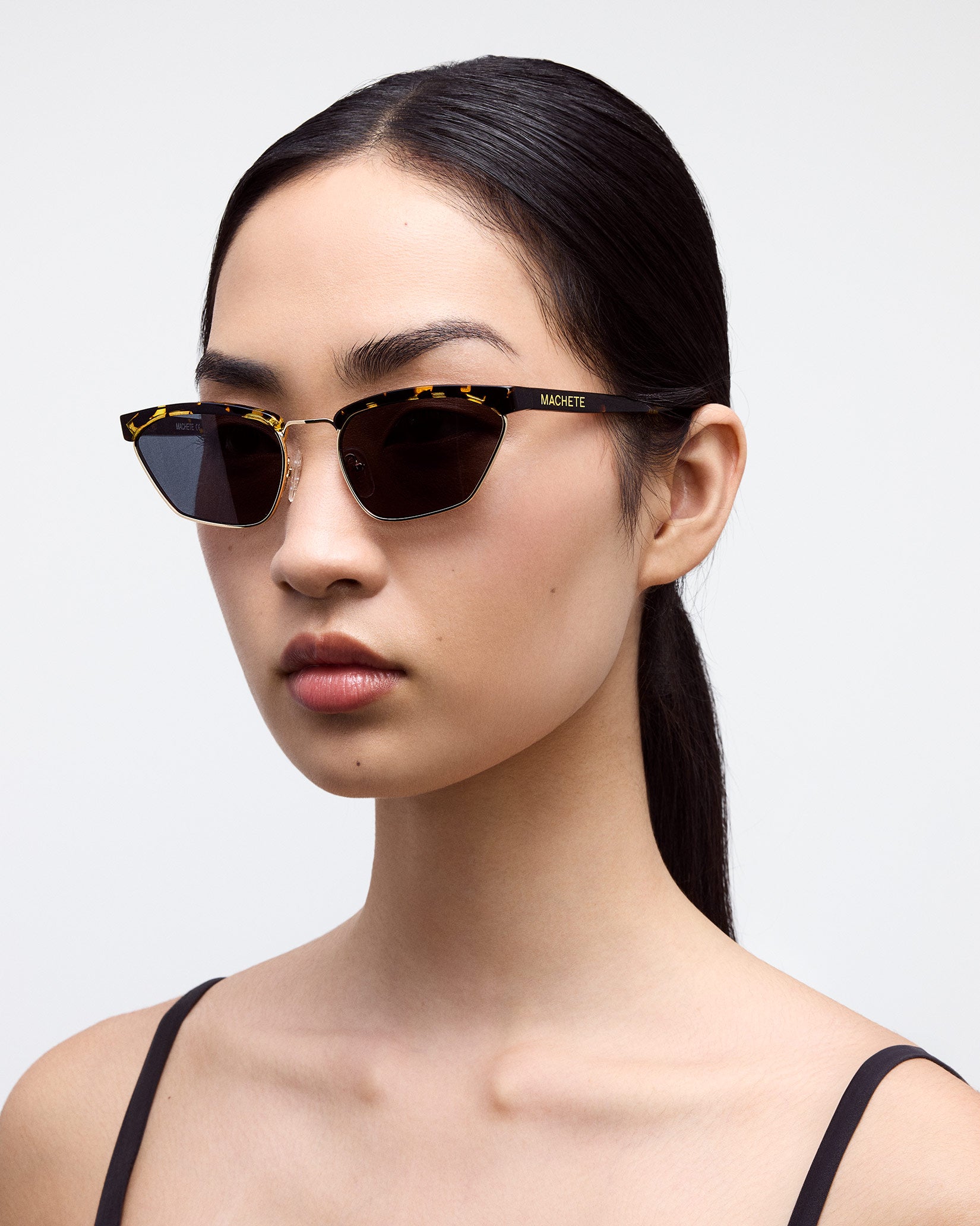Francoise Sunglasses in White Shell - Image 4