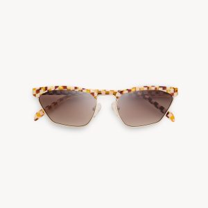 Francoise Sunglasses in Tortoise Checker
