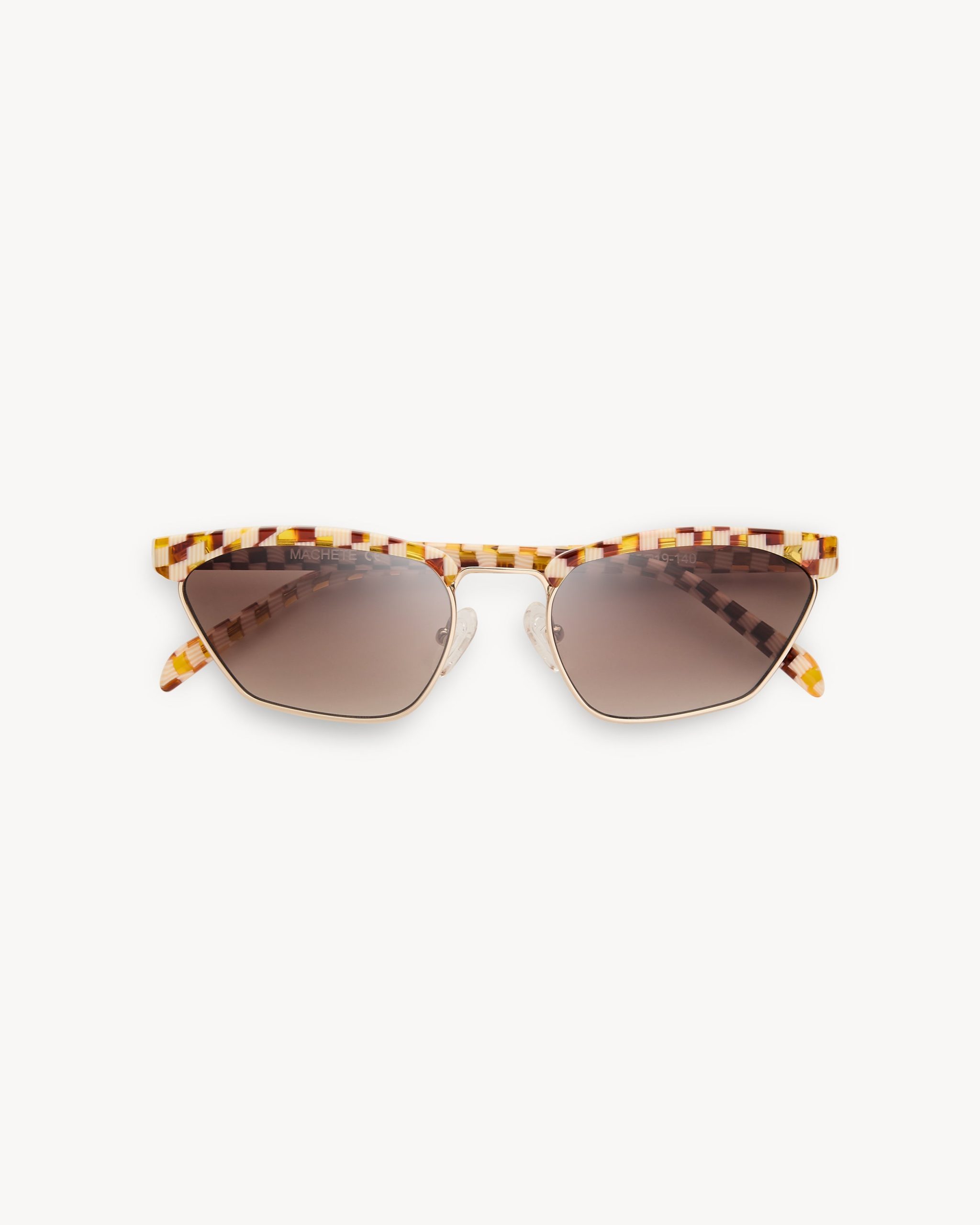 Francoise Sunglasses in Tortoise Checker