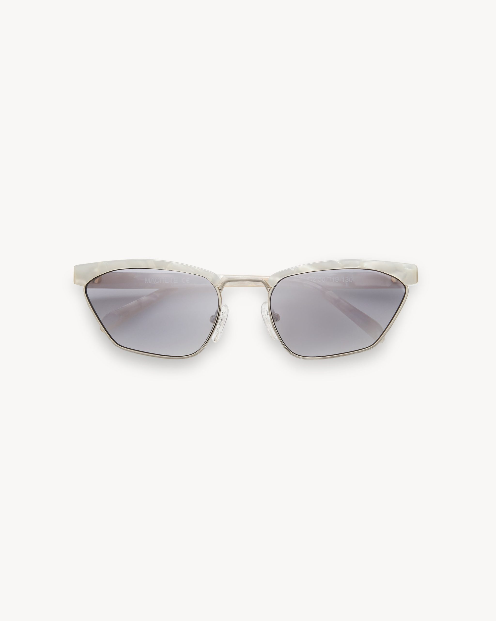 Francoise Sunglasses in White Shell