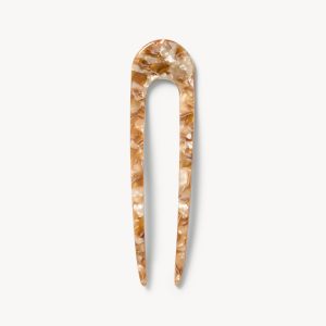 French Hair Pin in Baja Tortoise