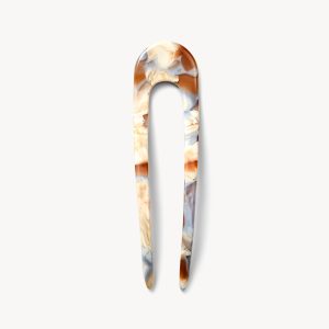 French Hair Pin in Blue Roma