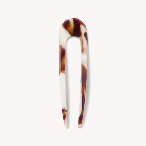 French Hair Pin in Mocha