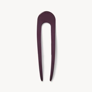 French Hair Pin in Royal Peony