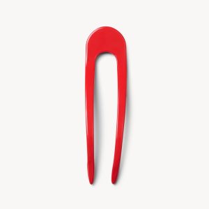 French Hair Pin in Ruby