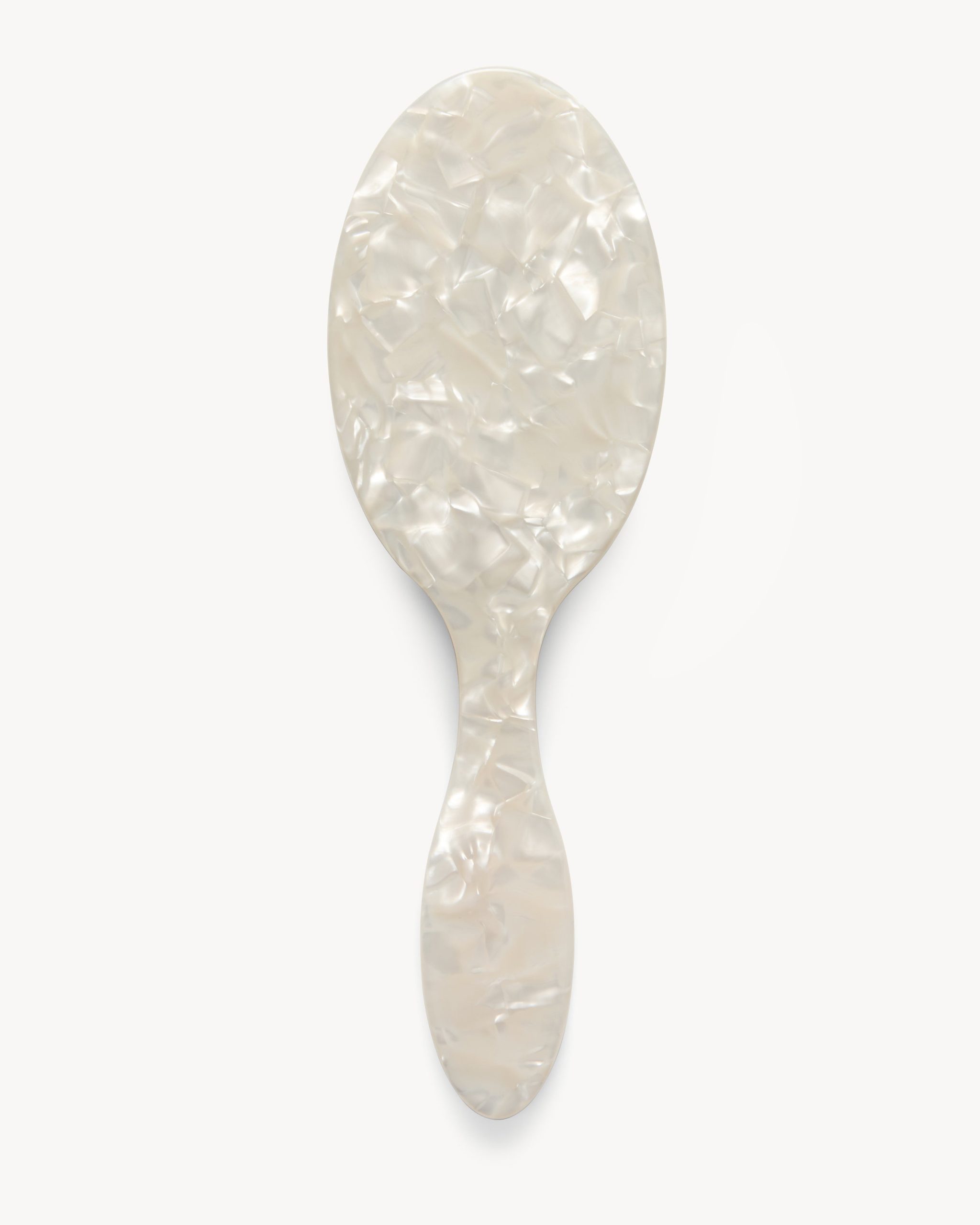 Grande Detangling Hair Brush in White Shell - Image 3