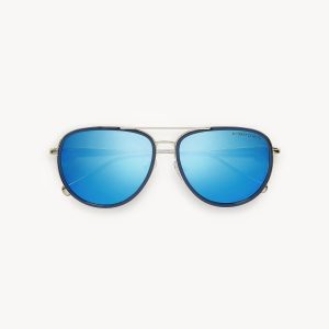 Grover Sunglasses in Silver Blue