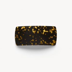 Jumbo Box Barrette in Dark Tortoise