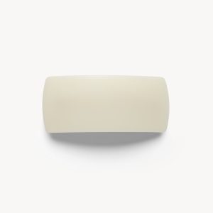 Jumbo Box Barrette in Milk Glass Matte