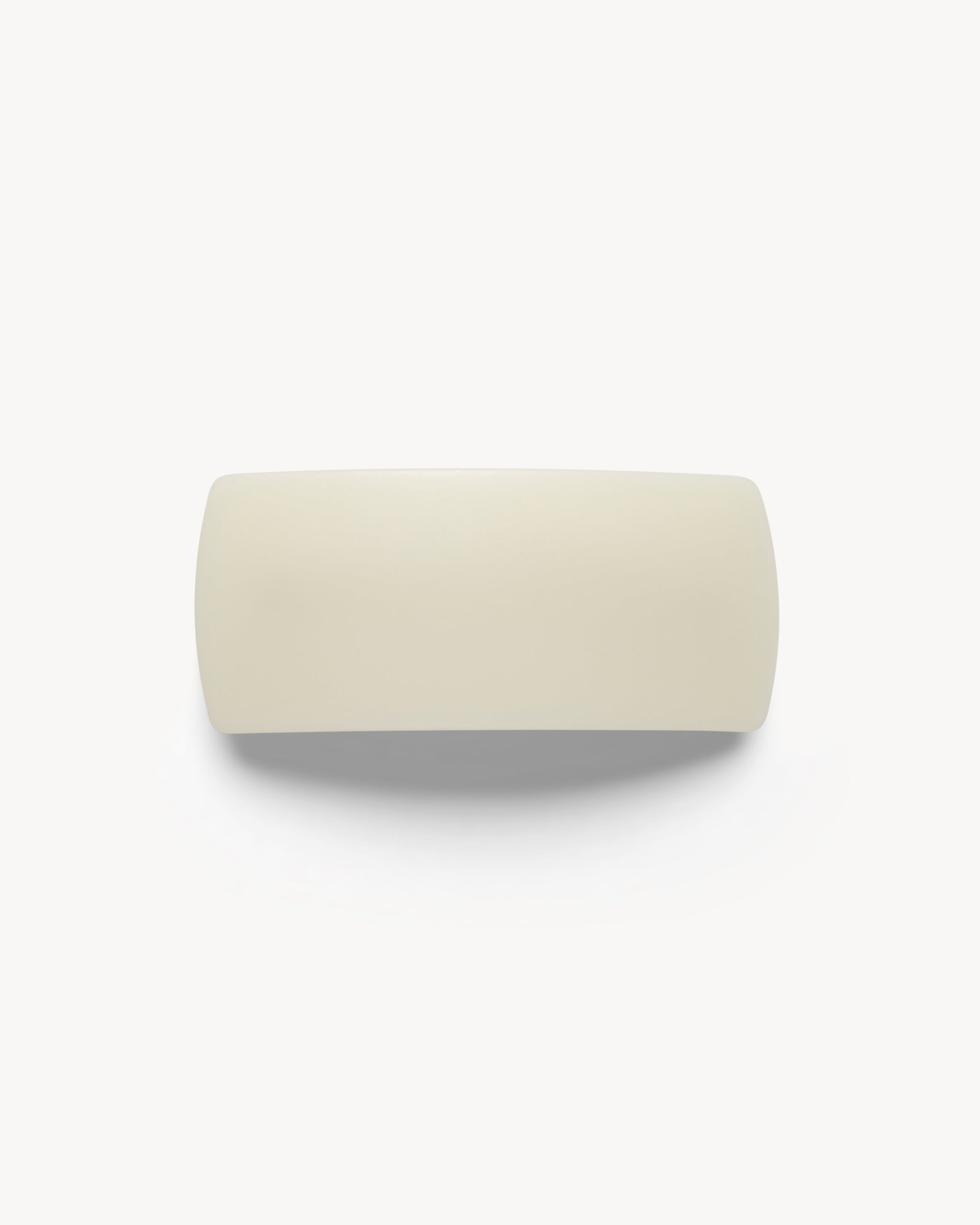 Jumbo Box Barrette in Milk Glass Matte