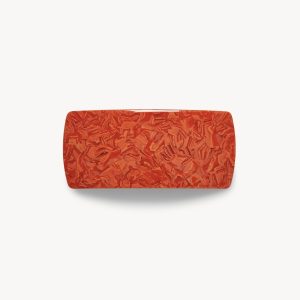 Jumbo Box Barrette in Poppy