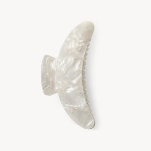 Jumbo Heirloom Claw in White Shell