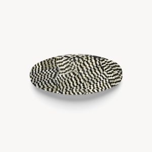 Jumbo Oval Barrette in Perle Noir