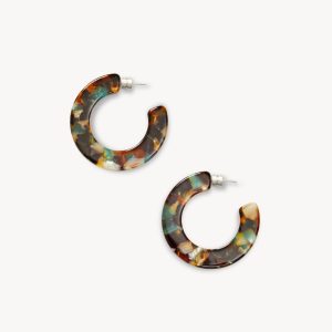 Kate Hoops in Teal Tortoise