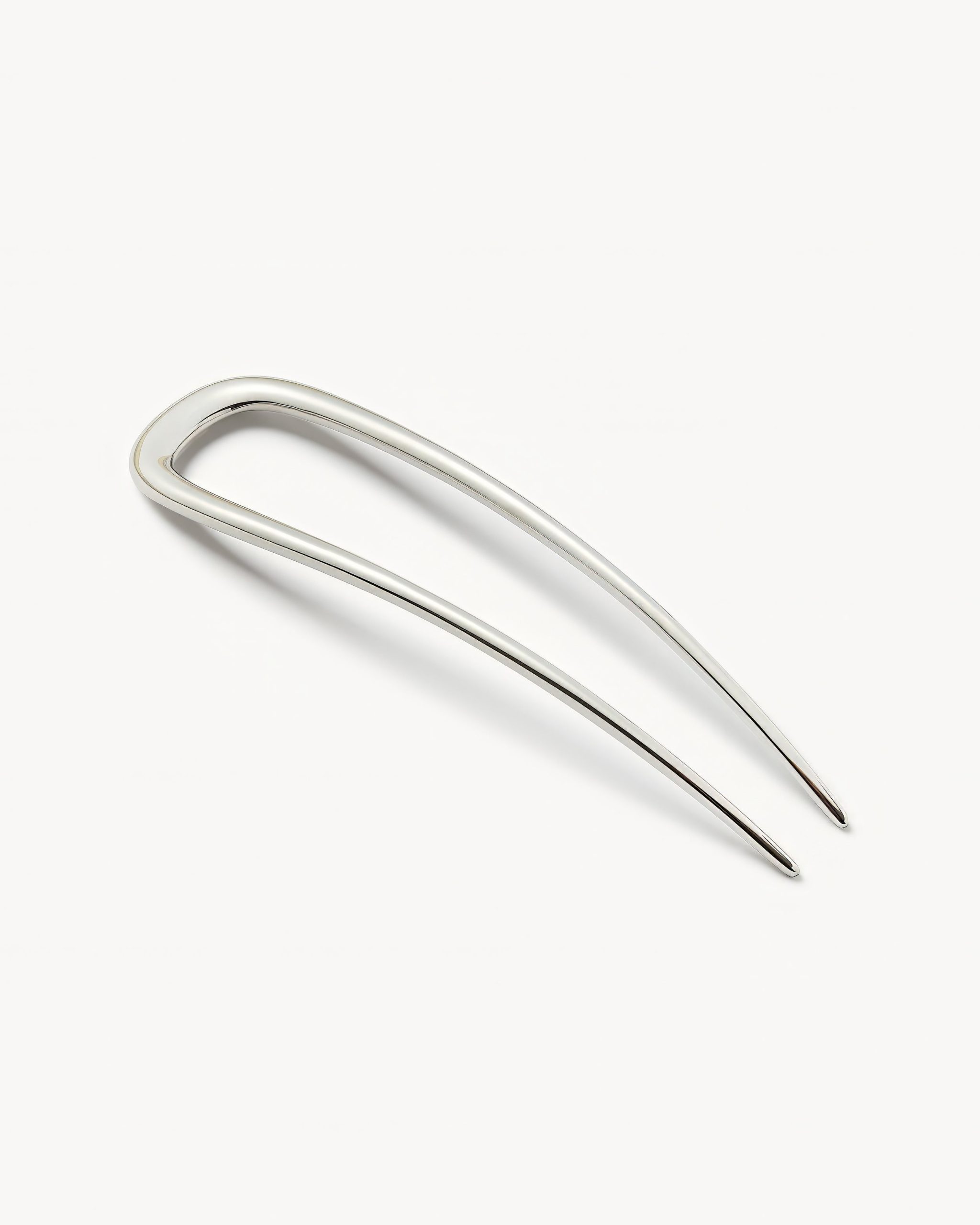 Midi French Hair Pin in Silver - Image 3