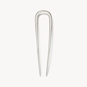 Midi French Hair Pin in Silver