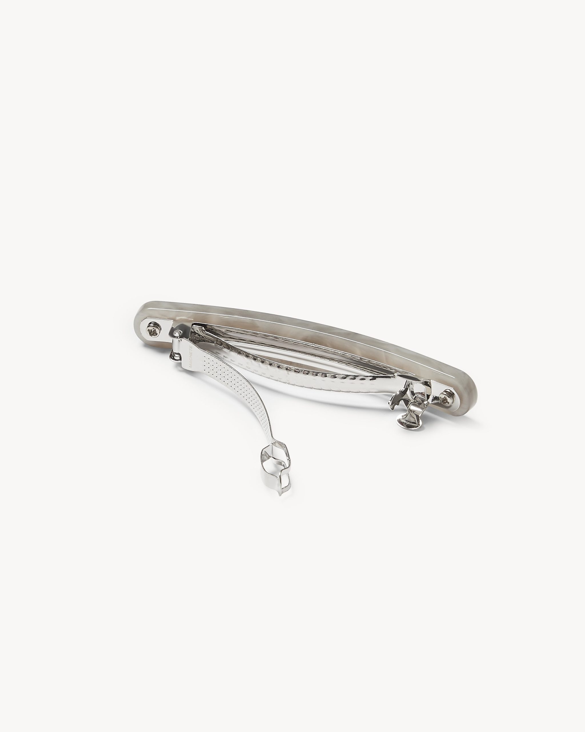 Midi Paris Barrette in Grey Shell - Image 2