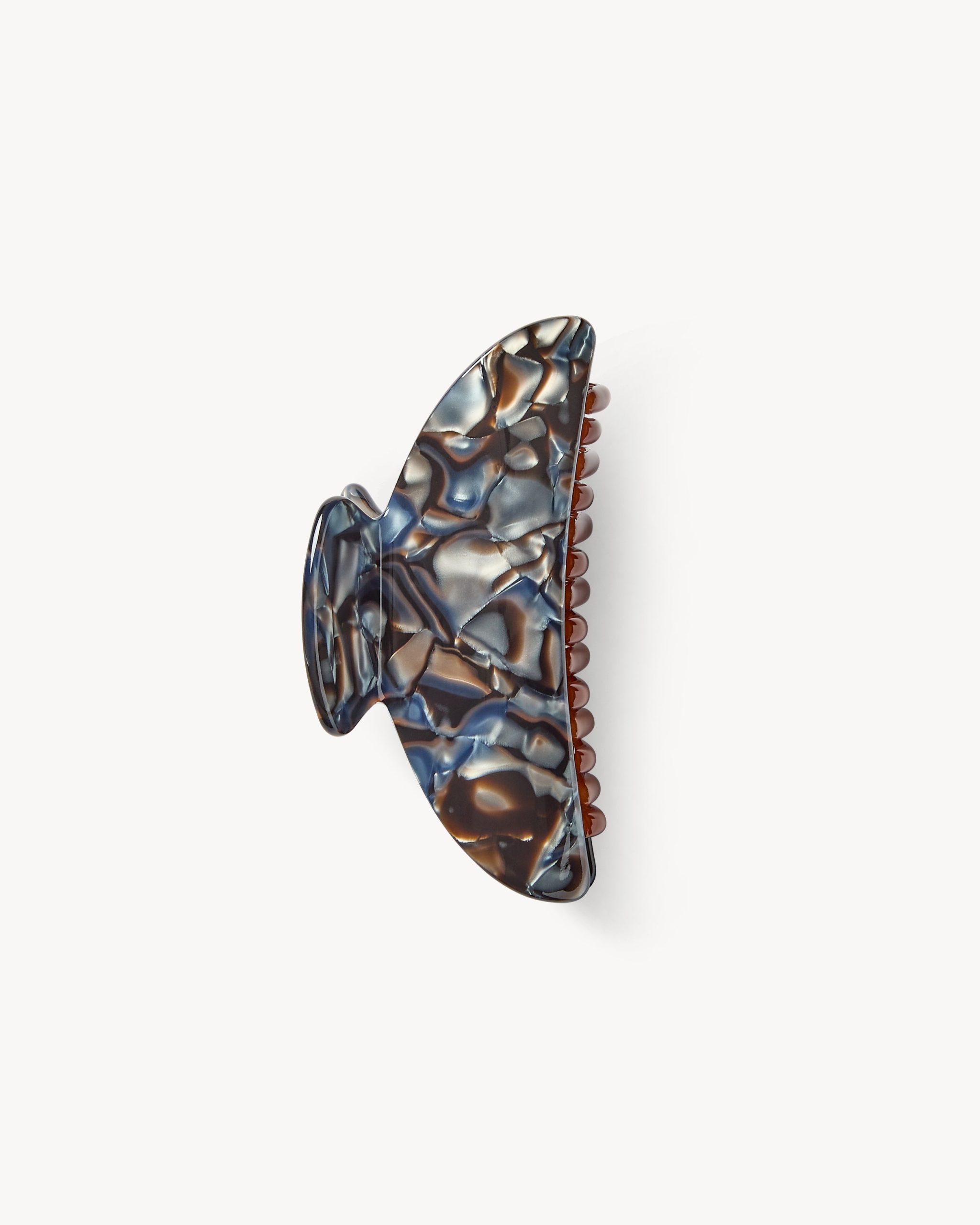 Midi Heirloom Claw in Blue Horn