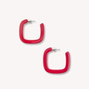 Midi Square Hoops in Ruby