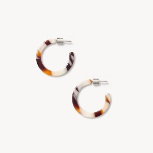 Mini Hoops in Mocha