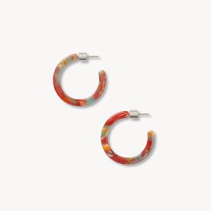 Mini Hoops in Mulberry