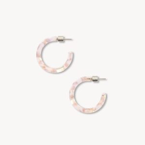 Mini Hoops in Pinkette