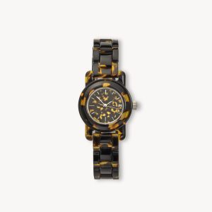 Mini Mono Watch in Dark Tortoise