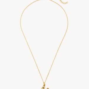 Monogram Necklace in Gold