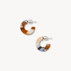 Muse Hoops in Blue Roma