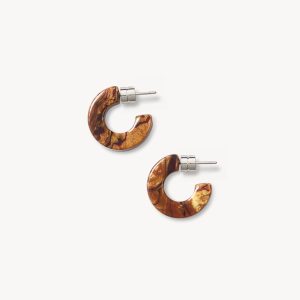 Muse Hoops in Bronze