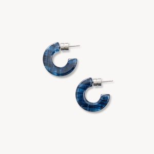 Muse Hoops in Chambray